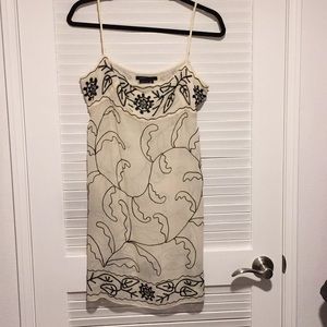 BCBGMaxAzria sheer top/tunic size L